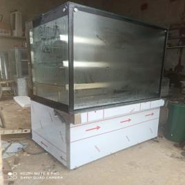 Pooja refrigiration Clear Cooling display counter, For Commercial, Power Consumption: 2.0A