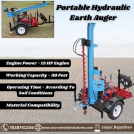 Portable Hydraulic Earth Auger