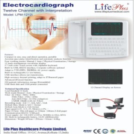 Twelve Channel ECG Machine  LPM -1212i