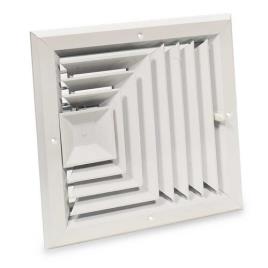 Powder Coated Ceiling Diffuser, For Commercial, Shape: Square