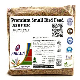 Premium Small Bird Feed (500g), Packaging Type: Packet, Packaging Size: 15 x 20 x 4 Cm