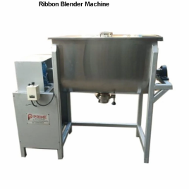 Prime Stainless Steel Ribbon Blender Machine, For Industrial