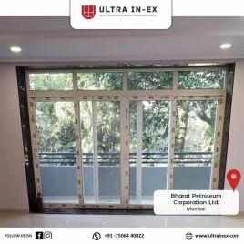 Pristine White Upvc Sliding Door, For Home, Interior