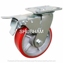 PU Wheels Lockable MS Castor