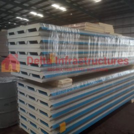 PUF Insulated Roof Panel Sheet, Thickness: 50 mm