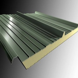 PUF Insulated Roofing Panel, Thickness: 30 mm
