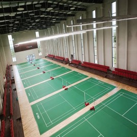 PVC  Badminton Court Flooring