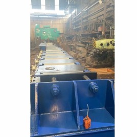 PVC 100 Billet Charging Roller Table, Roller Diameter: 45, Capacity: 200