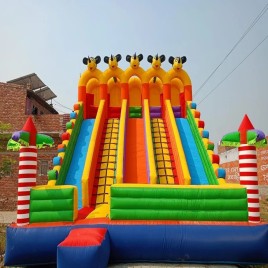 PVC 22x26 Feet 5 Line Mickey Mouse Inflatable Bounce