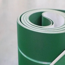 PVC Green Rough Top Conveyor Belt, Belt Thickness: 8 mm