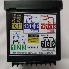 PVC Temperature Controller Tapman PID1,PID21, SSR