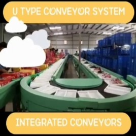 PVC U Type / 180 Degree Belt Conveyor System, Belt Width: 500 - 1000 mm, Belt Thickness: 2 - 5 mm