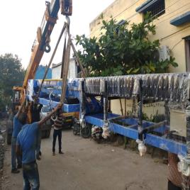 Raj Conveyors Truck Loading Conveyor, Material Handling Capacity: 50 Kg/Feet