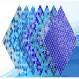 Random Blend - Glass Mosaic Tiles 20mm x 20mm for Swimming Pool