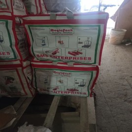 Raw White Filament MagicPack Rice Mill Thread Cones Single play, For Rice,Dal & Seed Bags Stitching, Packaging Type: Reel