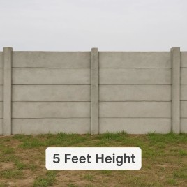 RCC ACC M40 Precast Boundary Wall Class-1 5ft Height