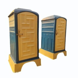 Rectangular 4 Feet Single Compartment FRP Western Portable Toilet