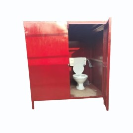 Rectangular 5 Feet Single Compartment FRP Western Portable Toilet