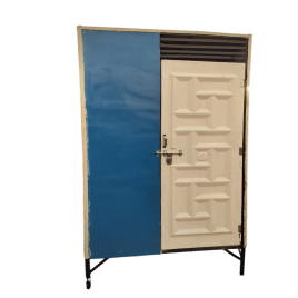 Rectangular 6 Feet Single Compartment FRP Indian Portable Toilet, Size: 6x4x7 Feet(LxWxH)