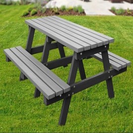 Rectangular 6 Seater Urban Land Canteen Chair Table