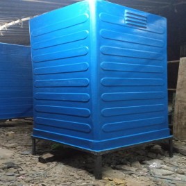 Rectangular FRP Portable western Toilet
