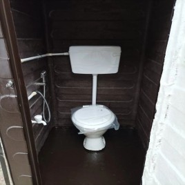 Rectangular FRP Portable western Toilet
