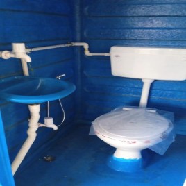 Rectangular FRP Prefab Washrooms, Size: 3 x 3 x 6.5 Feet