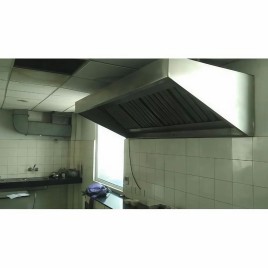 Rectangular Kitchen Chimney Hood, Capacity: 1000 m3/h