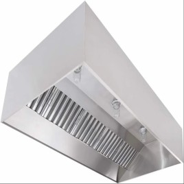 Rectangular Kitchen Exhaust Hood, Capacity: 1400 m3/h