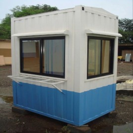 Rectangular Mild Steel Portable Security Cabins