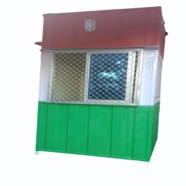 Rectangular Mild Steel Portable Security Cabin