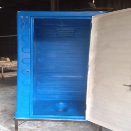 Rectangular Prefabricated Frp Mobile Toilet