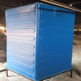 Rectangular Prefabricated Frp Mobile Toilet