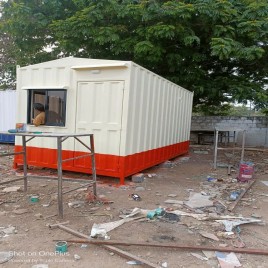 Rectangular Steel Metal Portable Cabin For Office