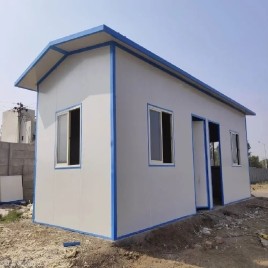 Rectangular Steel Modular Portable Office Cabin, For Home,Office
