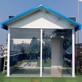 Rectanguler Puf Panel Cabin