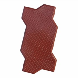 Red Interlocking Paver Blocks, Thickness: 80 mm