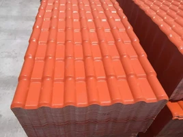 Red Upvc Tile Roof Sheets