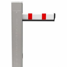 Red ZKTeco Safety Barrier, For Parking, Aluminium