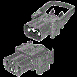 REMA PLASTIC MOLD Multi-Pole Battery Connector, For Forklift