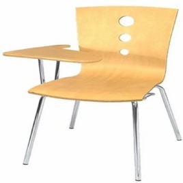 Remtech Brown Writing Pad Chair