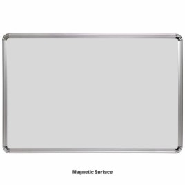 Resin Coated Steel Surface Magnetic Whiteboard, Board Size: 24"" X 18""