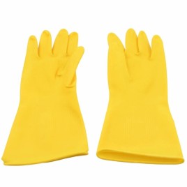Reusable Latex Safety Gloves for Washing, Cleaning, Kitchen, Gardening and Sanitation