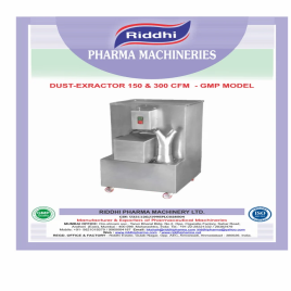 RIDDHI Automatic 300 CFM Tablet Dust Extractors