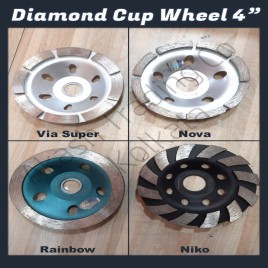 Rim,Segmented Round Diamond Cup Wheel, Size: 3""&4""