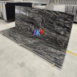 River Brown Granite Slab, 16 mm