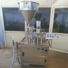 Rotary Lassi Cup Filling And Sealing Machine