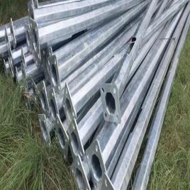 Round 10M Hot Dip Galvanized Pole, For Outdoor
