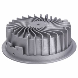 Round Aluminium LED Down Light Housing, Warm White