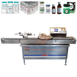 Round Automatic Rotary Sticker Bottle Labeling Machine